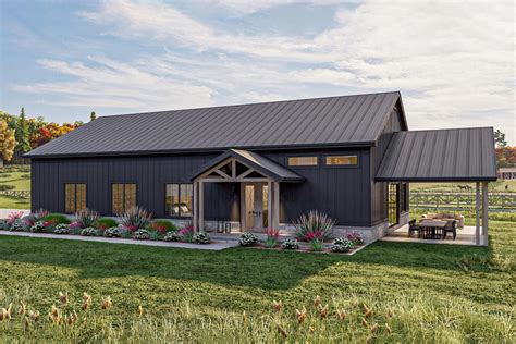 2bedroom metal house plans with open concept|modern barndominium floor plans.